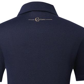Jeździecka koszulka polo COVALLIERO granatowa - 3