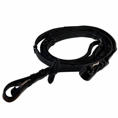 YORK Leather and rubber reins Brighton / 3809