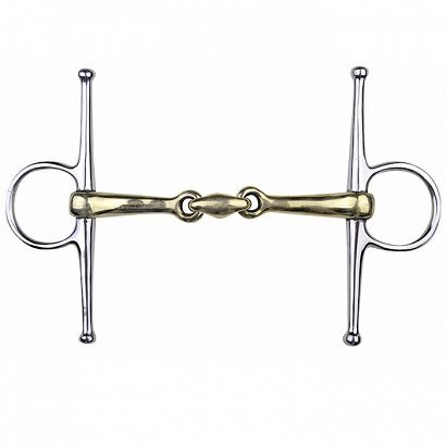 Fulmer snaffle  HKM argentan, 16mm / 9897