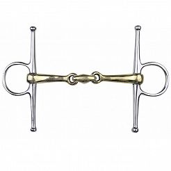 Fulmer snaffle  HKM argentan, 16mm / 9897