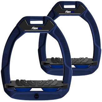 FLEX-ON Strzemiona SAFE-ON - inclined ULTRA grip - blue navy - granatowa ramka - czarna wkładka - granatowy elastomer