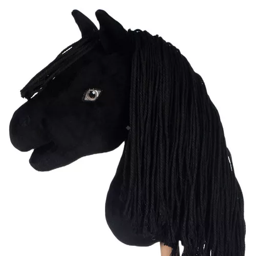 Konik zabawka Hobby Horse HKM Professional Slim Line Black / 15526