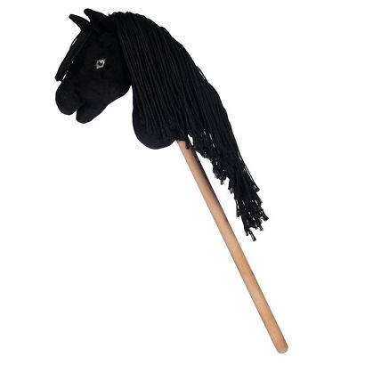 Konik zabawka Hobby Horse HKM Professional Slim Line Black / 15526