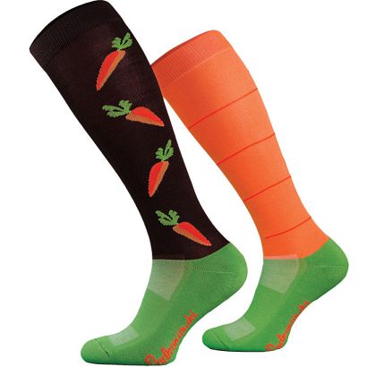 Podkolanówki jeździeckie SJP 03 Podkoniówki - Carrot Orange