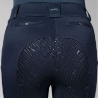 Bryczesy - leginsy damskie, ocieplane SCHOCKEMÖHLE Dorina pełny silikonowy lej Dark Navy / 2171-00079 - 3