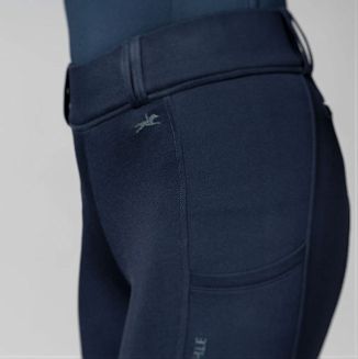 Bryczesy - leginsy damskie, ocieplane SCHOCKEMÖHLE Dorina pełny silikonowy lej Dark Navy / 2171-00079 - 5