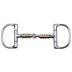 15209 STALLION-L CHERRY Roller Bit with D-rings -stainless steel and brass