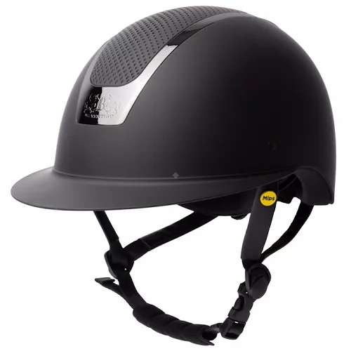 Riding Helmet B VERTIGO Majoris T-II, Mips®, Black-Gunmetal CE EN 1384:2023
