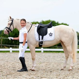 Girls’ Competition Shirt QHP Jipp White / 8927 - 4