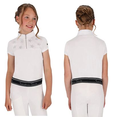 Girls’ Competition Shirt QHP Jipp White / 8927
