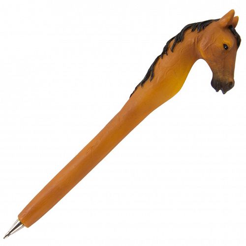 WALDHAUSEN Długopis z głową konia - gniady