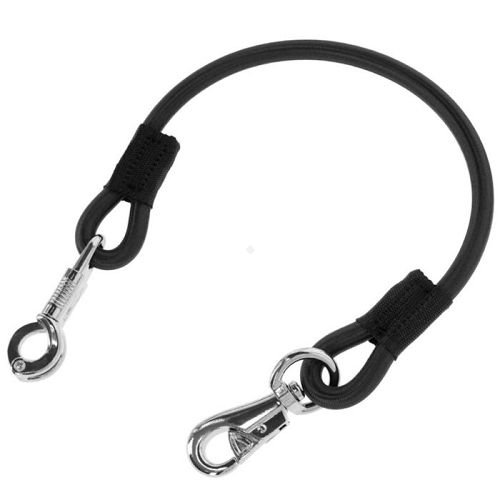 Elastyczny uwiąz gumowy KERBL z karabińczykiem obrotowym i PH / 321037