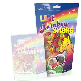 Smaczki dla koni LIKIT 500g - tęczowy