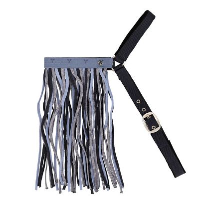 Anti-Fly Fringe Browband QHP Misty Blue / 5368
