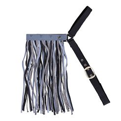 Anti-Fly Fringe Browband QHP Misty Blue / 5368