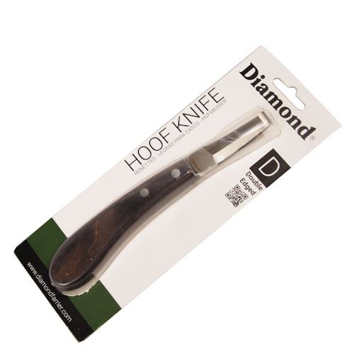 Nóż do kopyt DIAMOND dwustronny - brązowy