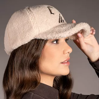 Faux-Fur Baseball Cap LAURIA GARRELLI Arezzo Beige / 15386 - 2