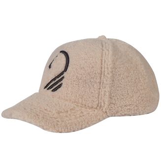 Faux-Fur Baseball Cap LAURIA GARRELLI Arezzo Beige / 15386 - 3