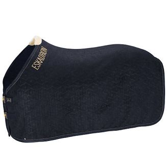 Derka polarowa ESKADRON Fleece Stamped, Heritage  / 111255262, kolor granatowy - navy