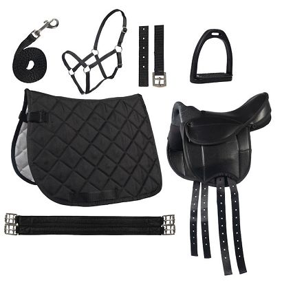 Shetland Pony Saddle HKM Complete Set „Lucy” / 15555