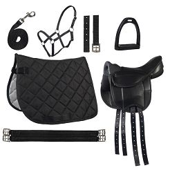 Shetland Pony Saddle HKM Complete Set „Lucy” / 15555