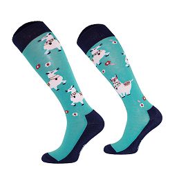 Podkolanówki jeździeckie SJBW 11 Alpaca Mints