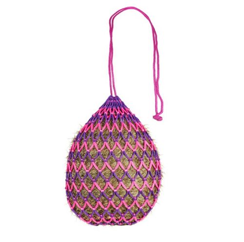 Y Duo Lux Hay Net, 110 cm, 4.5 cm Mesh, pink/violet / 2807