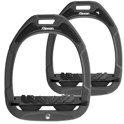 FLEX-ON Green Composite stirrups - inclinet ULTRA grip - dark grey