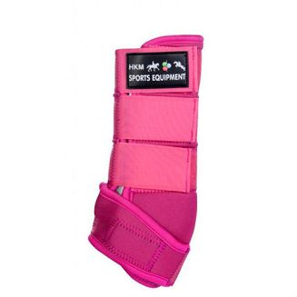 HKM Ochraniacze neoprenowe pełne COLOUR - kolor różowy
