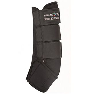 HKM Ochraniacze neoprenowe pełne COLOUR - czarne