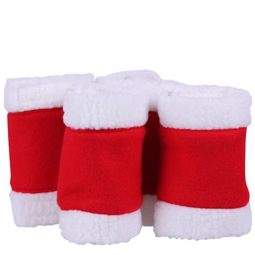 Wykonane z polaru,
podszyte sztucznym futerkiem.