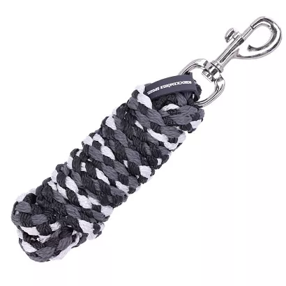 Lead Rope SCHOCKEMÖHLE Catch Style with swivel snap hook,  Dark Grey/Grey/Silver - 1320-00023