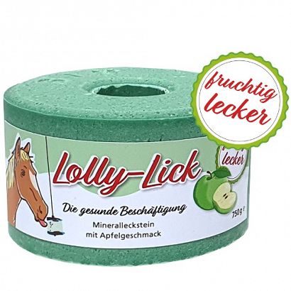 Naturalna lizawka LOLLY-LICK Jabłko / 750g