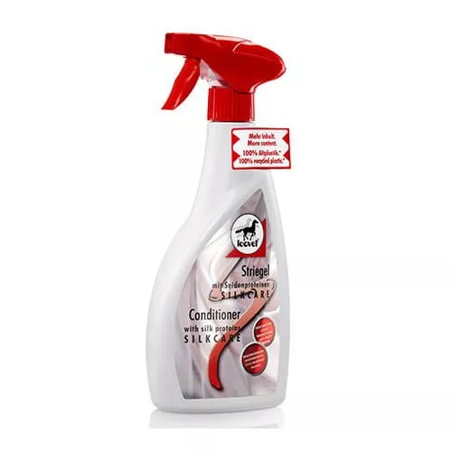 LEOVET Silkcare Striegel - odżywka dla koni do sierści, grzywy i ogona z proteinami jedwabiu 550 ml