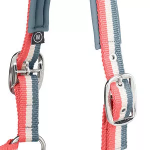 Kantar podszywany ESKADRON Double Pin, Steel blue-Greig-Coral Blossom / 4201 75 816 921 - 2
