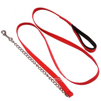 MUSTANG Uwiąz z łańcuszkiem / 0042 - 40 czerwony