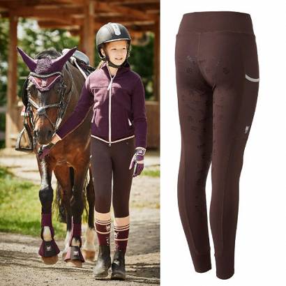 Kids Riding Tights HORZE Monster, Full Grip