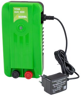 Elektryzator sieciowo akumulatorowy KERBL Titan Duo 1000 / 392513 - 2