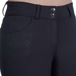 Riding breeches -Savona- Style silicone full seat - black / 13945 - 3