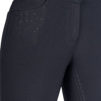 Riding breeches -Savona- Style silicone full seat - black / 13945 - 6