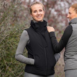 Winter Riding Waistcoat COVALLIERO Black / 32306 - 2