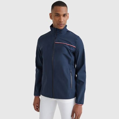 Kurtka jeździecka, męska TOMMY HILFIGER z kapturem / TH10096