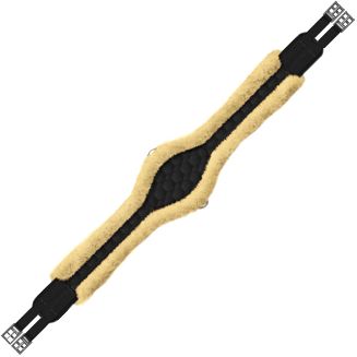 Popręg ANATOMICZNY MATTES Slim Line z futrem naturalnym - 3