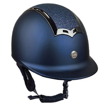 Riding Helmeti HORSENJOY Genius Glitter, navy / VG1 01.040 2014-12