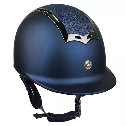 Riding Helmeti HORSENJOY Genius Glitter, navy / VG1 01.040 2014-12