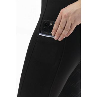 Ladies' breeches AGADIR silicon full patches, black / 98950 - 3