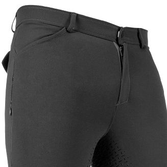 Bryczesy męskie HKM James z pełnym silikonowym lejem, black / 14139 - 2