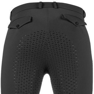 Bryczesy męskie HKM James z pełnym silikonowym lejem, black / 14139 - 3