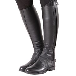  Leather half chaps HIPPICA Elastic Training