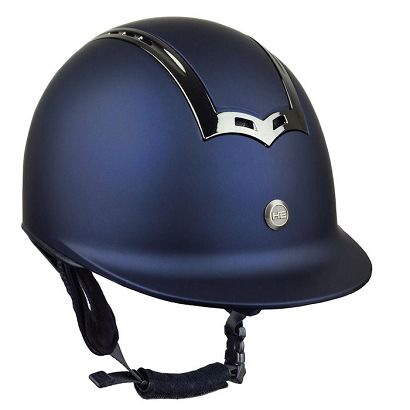 Riding helmet HORSENJOY Genius Gun Smoke, VG-11 - navy